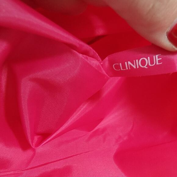 NEW Clinique DonaldX Collaboration Neon Color Handled Reusable Tote Shopping Bag - Picture 8 of 10